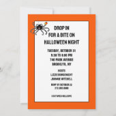 ハローウィンパーティオープンハウス招待状 招待状 (裏面)