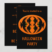 ハローウィンパーティカスタマイズ可能招待状 招待状 (正面/裏面)