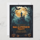 ハローウィンパーティカスタマイズ可能招待状 招待状 (正面)