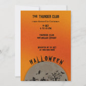 ハローウィンパーティカスタマイズ 招待状 (正面)