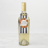 ハローウィンパーティカスタムの好意 – 'A Treat for Boo' ボトルネックタグ (ボトル)