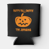 ハローウィンパーティカスタムカボチャ彫刻缶クーラー 缶クーラー (正面)