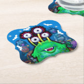 ハローウィンパーティカスタムコースター。 ペーパーコースター (アングル)