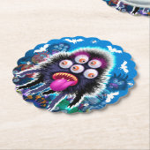 ハローウィンパーティカスタムコースター。 ペーパーコースター (アングル)