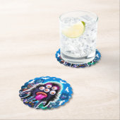 ハローウィンパーティカスタムコースター。 ペーパーコースター (インサイチュ)