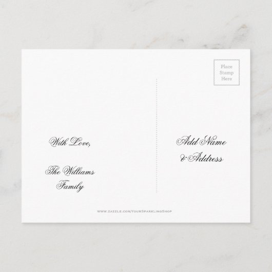 ハローウィンパーティカスタムデイトカボチャを保存 案内ポストカード (裏面)