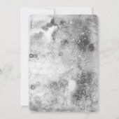 ハローウィンパーティカスタム招待状不気味ムーン 招待状 (裏面)