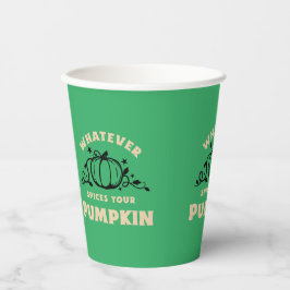 ハローウィンパーティカップ、どのようなスパイスあなたのカボチャ 紙コップ