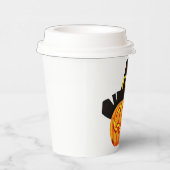 ハローウィンパーティカップ+リッド 紙コップ (右)