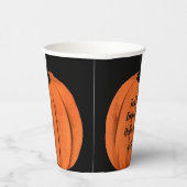 ハローウィンパーティカボチャのパーソナライズ 紙コップ (右)