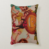 ハローウィンパーティカボチャヴィンテージ アクセントクッション (正面(垂直))