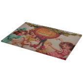 ハローウィンパーティカボチャヴィンテージ カッティングボード (角)