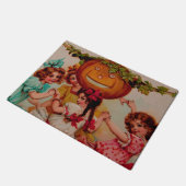 ハローウィンパーティカボチャヴィンテージ ドアマット (アングル)