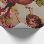 ハローウィンパーティカボチャヴィンテージ ラッピングペーパー (角)