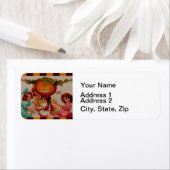 ハローウィンパーティカボチャヴィンテージ ラベル (インサイチュ)