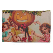 ハローウィンパーティカボチャヴィンテージ 枕カバー (裏面)