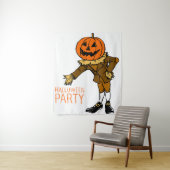 ハローウィンパーティカボチャ男クリップアートハロウィーン タペストリー (インサイチュ)