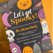 ハローウィンパーティカワイイ不気味ー 招待状