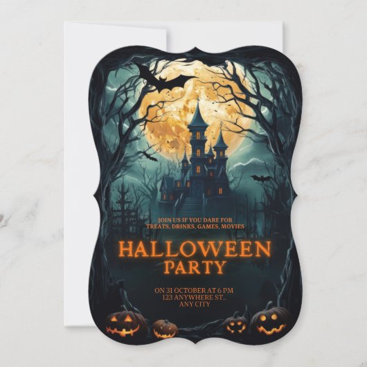 ハローウィンパーティカード (正面)