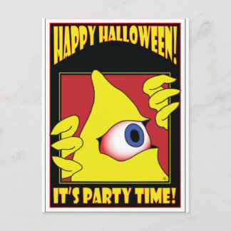 ハローウィンパーティカード インビテーションポストカード