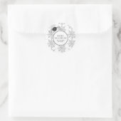 ハローウィンパーティギフトデコレーションスパイダーズくもの巣 ラウンドシール (バッグ)