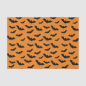 ハローウィンパーティギフトフィラーティッシュペーパー付きこうもり 薄葉紙 (正面)