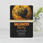 ハローウィンパーティゴシッククロウ 招待状 (スタンド正面)