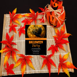 ハローウィンパーティゴシッククロウ 招待状