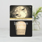 ハローウィンパーティゴシックファンタジームーン 招待状 (スタンド正面)