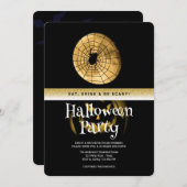 ハローウィンパーティゴシックファンタジームーン 招待状 (正面/裏面)