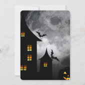 ハローウィンパーティゴシックファンタジームーン 招待状 (裏面)