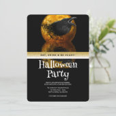 ハローウィンパーティゴシック様式の月 招待状 (スタンド正面)