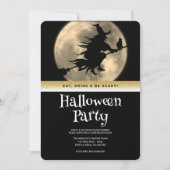 ハローウィンパーティゴシック魔女 招待状 (正面)
