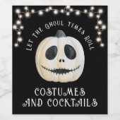 ハローウィンパーティゴーリッシュパンプキン ワインラベル (シングルラベル)