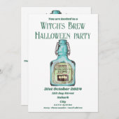 ハローウィンパーティシェイクスピア・マクベス 案内状 (正面/裏面)