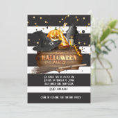 ハローウィンパーティシック招待状 招待状 (スタンド正面)