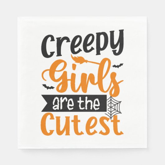 ハローウィンパーティシャツ、ハロウィンシャツ、ハロウィン スタンダードランチョンナプキン (正面)