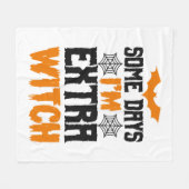 ハローウィンパーティシャツ、ハロウィンシャツ、ハロウィン フリースブランケット (正面(横))