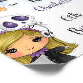 ハローウィンパーティシンボルや象徴 ポスター (角)