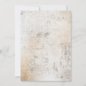 ハローウィンパーティスカルフレームゴシック誕生日 招待状 (裏面)