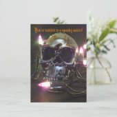 ハローウィンパーティスカル 招待状 (スタンド正面)