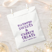 ハローウィンパーティスクールおもしろいキュート フェイバーバッグ (クリップ留めされた状態)