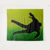 ハローウィンパーティゾンビフォトドロップ背景プロップ タペストリー (正面(横))