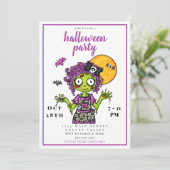 ハローウィンパーティゾンビ 招待状 (スタンド正面)