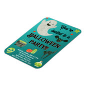 ハローウィンパーティティール(緑がかった色)とグリーン マグネット (左側)