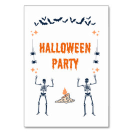 ハローウィンパーティテーブルカード テーブルナンバー