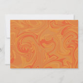 ハローウィンパーティトランクまたはカボチャトラックキッズの扱い 招待状 (裏面)