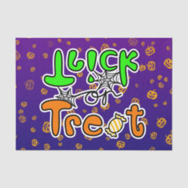 ハローウィンパーティトリックまたは治療 薄葉紙