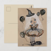 ハローウィンパーティハロウィーン葉書 ポストカード (正面/裏面)