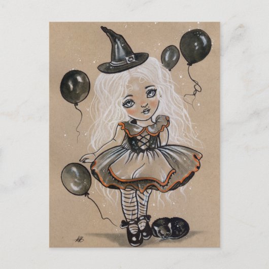 ハローウィンパーティハロウィーン葉書 ポストカード (正面)